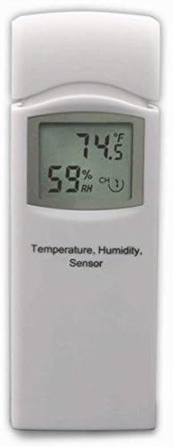 Ambient Weather WS-3000-X3 Thermo-Hygrometer Monitor w/ 3 Remote Sensors | Logging, Graphing, Alarming, Radio Controlled Clock - size: 1 Console / 3 Sensors