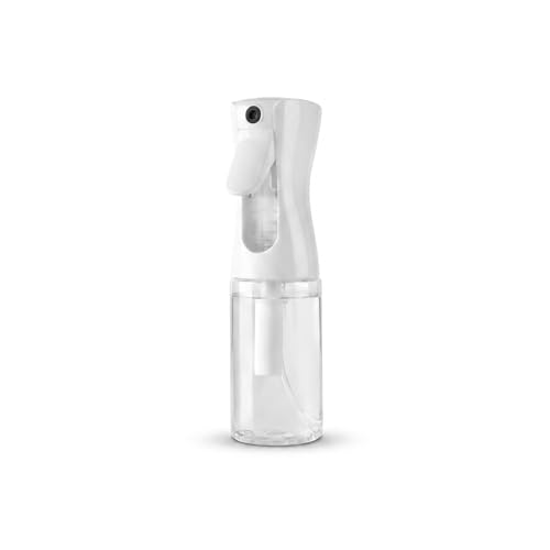 200ML Fine Mist Spray Bottle for Plants Cleaning Haircare Atomizer - Continuous Spray Design for Home, Office, Salon, Travel, Leak-Proof, Durable PET Material