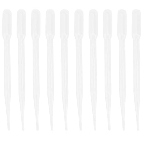 10Pcs Fish Feeding Tubes Plastic Syringe Brine Shrimp Feeders 3Ml Manual Liquid Feeders for Aquarium Coral and Peacock Fish Pet Supplies