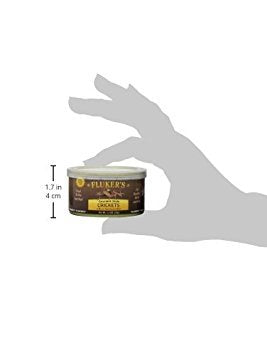 Fluker's Gourmet Canned Food for Reptiles, Fish, Birds and Small Animals, Crickets, 1.2 oz - size: 1.2 Ounce (Pack of 1), style: Crickets