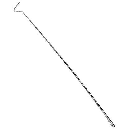 Stainless Steel Snake Hook Retractable Reptile Handling Tool 27in with Duckbill Hook Head for Safe Catching Moving Small Snakes