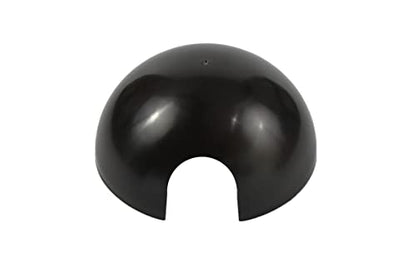 Medium Round Reptile Hide – Heavy Duty Reptile Cave for Leopard Geckos, Ball Pythons, Corn Snakes, Bearded Dragons, Kingsnakes & Frogs – Durable Easy Clean Black Hide Box (8")