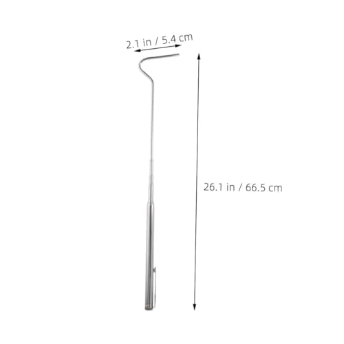 Snake Hook Reptile Catcher Tool Stainless Steel Design for Safe Handling of and Other Wildlife Portable and User-Friendly for Beginners and Experts