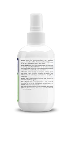 Vetericyn Plus Reptile Wound Care Spray | Reptile Skin Repair, Help Care for Reptile Wounds, Including Scale Rot, Lamp Burns, and Shedding. 3 Ounces