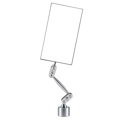 HARDK Inspection Mirror with Magnetic Base - 3.5 Inch x 2 Inch - Swivel Angle Ball Joint Antenna Inspection Mirror for Equipment Inspection Tools, Mechanical Welding, Coffee Machine Maintenance - size: BIG BASE WIITH 3.5 x 2 INCH