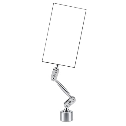 HARDK Inspection Mirror with Magnetic Base - 3.5 Inch x 2 Inch - Swivel Angle Ball Joint Antenna Inspection Mirror for Equipment Inspection Tools, Mechanical Welding, Coffee Machine Maintenance - size: BIG BASE WIITH 3.5 x 2 INCH