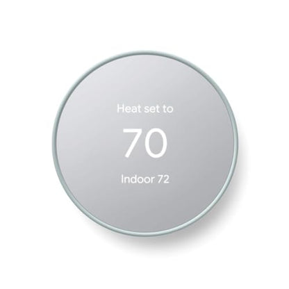Google Nest Thermostat - Smart Thermostat for Home - Programmable Wifi Thermostat - Fog - color: Fog