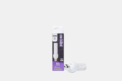 Compact Lamp 23 Watts 5.0% UVB – Full Spectrum UV Light Bulbs for Bird Light Lamp Use in Indoor Habitats and Aviaries, Long Lasting High CRI Easy to Use Avian Illumination