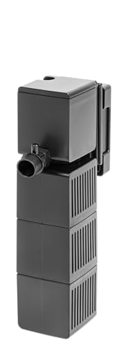 Sicce Shark Pro Nano 320 Internal 85 GPH Aquarium Power Filter up to 20 Gallon Aquariums | Quiet Spray Bar Mini Fish Turtle Pond Tank