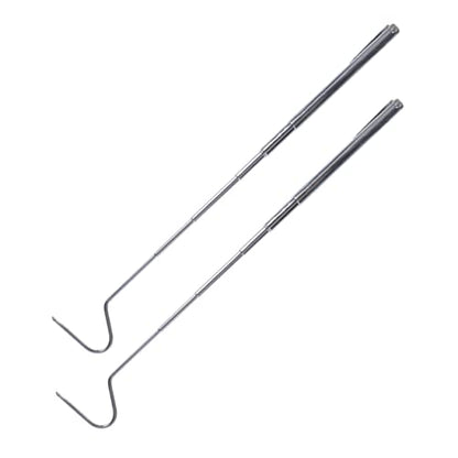2pcs Sturdy Snake Grabber Hooks Long Reach Snake Catching Tool Catching Hook for Reptiles Lizards