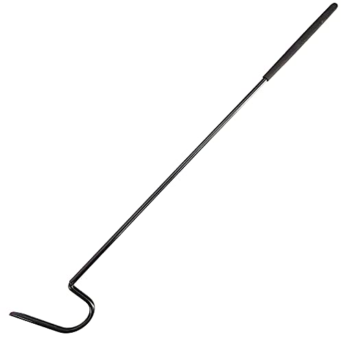 Reptile Hook 18.5" Premium Quality Rubber Non Slip Handle Black Snake Hook Tools