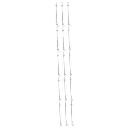 SaditY 15 Pcs Aquatic Planting Clip Plastic to Go Containers Pro Tools Glass Containers Reptile Feeding Tweezers Fish Tank Tongs Grabber Tool for Aquascaping Professional Aquarium Tongs, Greyx5pcs