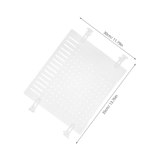 Clear Acrylic Fish Tank Divider for Aquariums Flexible Isolation Plate with Rounded Edges DIY Fit for Various Protects Fish and Prevents Conflicts in Reptile and Shrimp Tanks