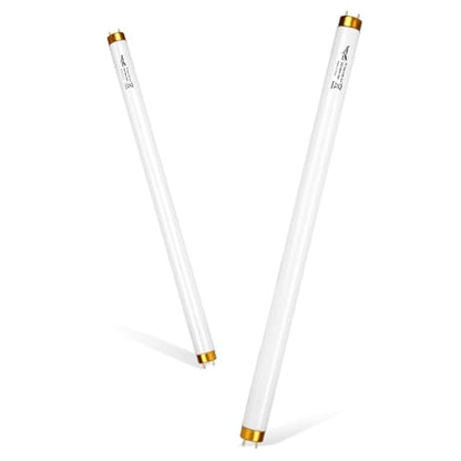 UVB Light for Reptiles Bearded Dragon, 2 Pack T8 UVB Reptile Light UVB Bulb 10.0 15W UVA UVB Reptile Light Bulb Terrarium Light Lamp Tube for Turtle Chameleon Leopard Gecko Snake Tank, 18 Inch - size: T8-18 Inch(2 Pack)