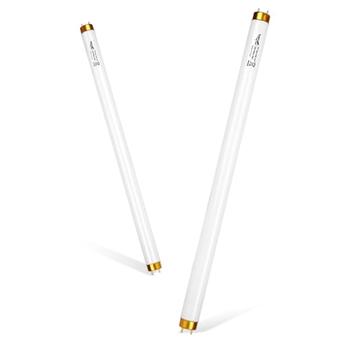 UVB Light for Reptiles Bearded Dragon, 2 Pack T8 UVB Reptile Light UVB Bulb 10.0 15W UVA UVB Reptile Light Bulb Terrarium Light Lamp Tube for Turtle Chameleon Leopard Gecko Snake Tank, 18 Inch - size: T8-18 Inch(2 Pack)