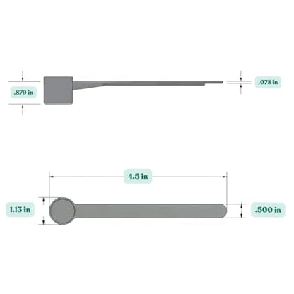 13 mL (13 CC) Long Handle Plastic Measuring Spoon for Coffee, Protein Powder, Pet Food, Spices, Grains, Dry Goods – Food-Grade BPA-Free (Pack of 1) - size: 13 mL | 13 cc
