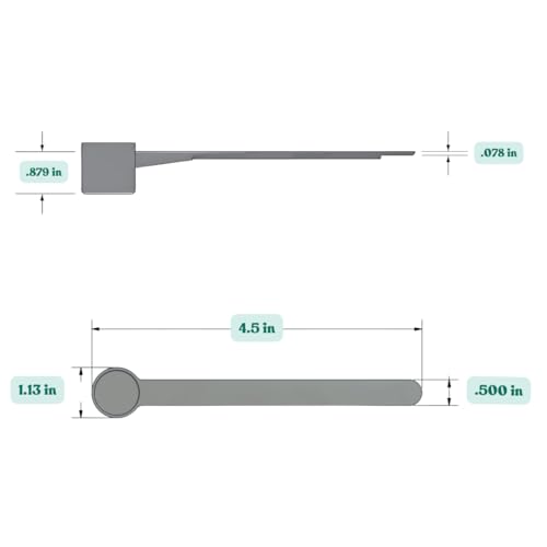 13 mL (13 CC) Long Handle Plastic Measuring Spoon for Coffee, Protein Powder, Pet Food, Spices, Grains, Dry Goods – Food-Grade BPA-Free (Pack of 1) - size: 13 mL | 13 cc
