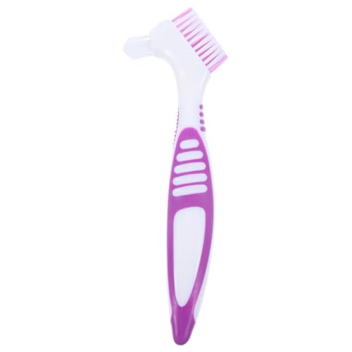 Turtle Shell Cleaning Brush Double-Sided Aquatic Tortoise Shell Mud Remover Portable Purple Brush for Turtle Care and Reptile Tank Maintenance