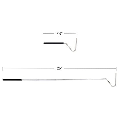 Snake Hook Collapsible 7.5 Inches Adjusts to 26 Inches Collapsible Snake Hook