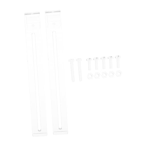 Toyvian 2pcs Aquarium Hangers Kit Plant Holder Hooks for Fish Tank Reptile Basking Station Terrarium Supplies Easy to Install