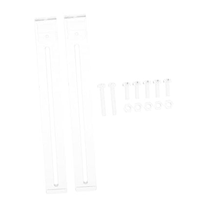 Toyvian 2pcs Aquarium Hangers Kit Plant Holder Hooks for Fish Tank Reptile Basking Station Terrarium Supplies Easy to Install