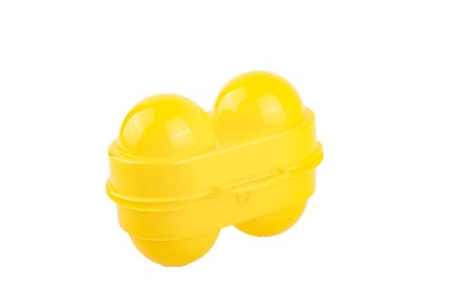 Coghlan's 2-Count Camping Egg Holder – Durable, Compact, Lightweight Storage Container for Outdoor Cooking, Travel, and Camping Adventures - style: 2 Eggs