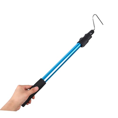 ULTECHNOVO Adjustable Length Snake Grabber Pole with Telescopic Aluminium Alloy Design, Simple to Use and Sturdy Snake Catching Hook for Outdoors, Portable Animal Pole Catcher Tool