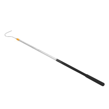 Stainless Steel Telescopic Snake Hook Adjustable Retractable Snake Catching Tool for Reptile Handling Collapsible Animal Catch Pole