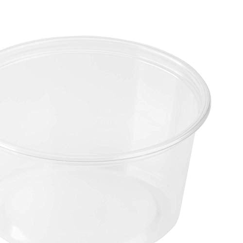 Karat FP-DC12-PPU 12 oz Deli Container,2.5" Height, 4.61" Width, 3.54" Length (Pack of 500) - size: 12 oz Container