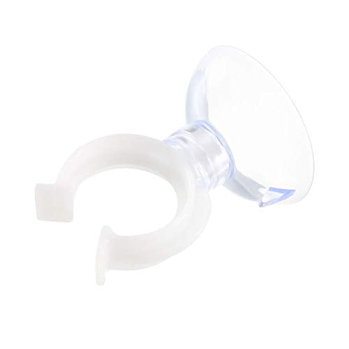 uxcell Aquarium Suction Cup Clips Airline Tube Holders Clamps for Fish Tank Clear 17mm 6Pcs - size: 17mm
