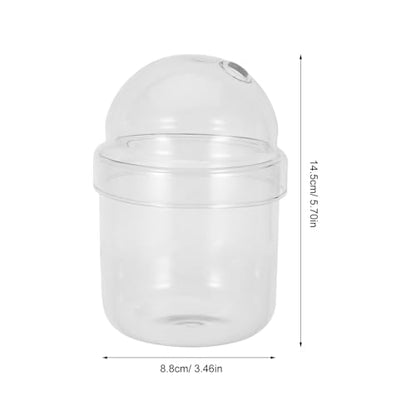 Small Plant Terrarium: Desktop Glass Terrarium Planter for Succulent, Moss, Miniature Gardening Landscape - Tiny Betta Fish Tank, Office Home Decoration