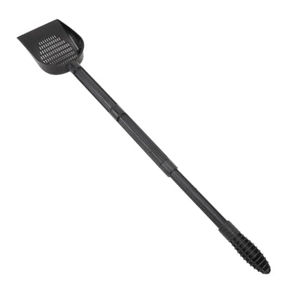 Aquarium Sand Scooper, Premium PVC Terrarium Substrate Cleaner with Quick Drainage System and Removable Extension Rod, for Fish Tank Small Pets and Beach Toys