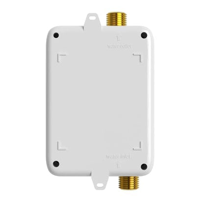 Tankless Water Heater Electric 110V, 3000W Instant Portable On-Demand Hot Water for Sink, RV Kitchen, Camping, Digital Display (White), Lower Flow = Higher Heat