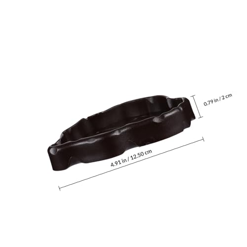 SHINEOFI 2pcs Reptile Feeding Bowl Lizard Worm Dish Gecko Pet Cage Feeder Smooth Surface Synthetic Resin Water Dish Safe for Reptile Feeding