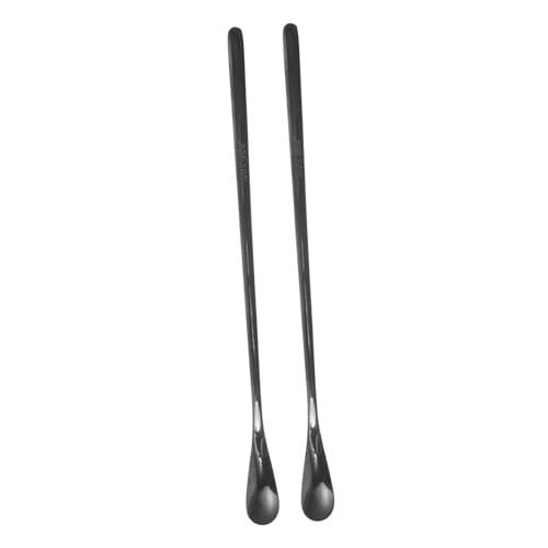 2pcs Stainless Steel Feeding Spoon for Reptiles Small Animal Lizard Pet Food Scoop Tool