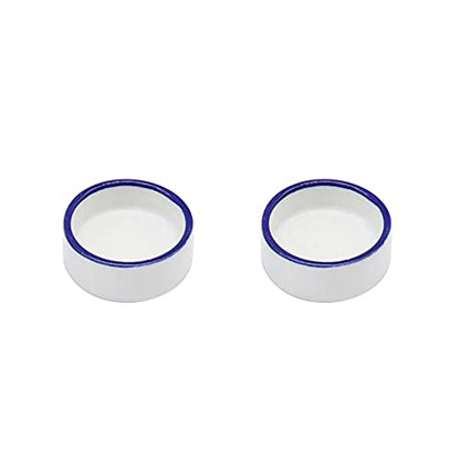 Bowls Terrarium Feeding Worm Dish Mealworm Feeder Dish Ceramic Bowl for Snake Spiders Water Bowl