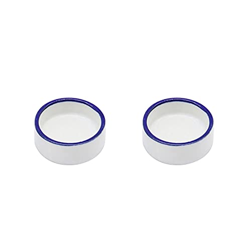 Bowls Terrarium Feeding Worm Dish Mealworm Feeder Dish Ceramic Bowl for Snake Spiders Water Bowl