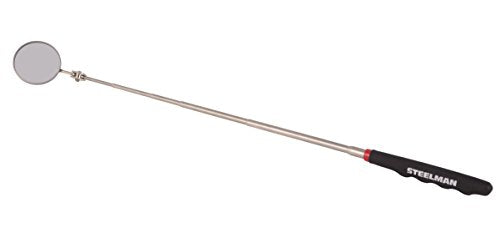 STEELMAN 41819 36-Inch Telescoping 2.25-Inch Round Inspection Mirror - size: 36 inches