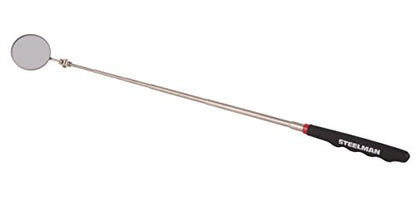 STEELMAN 41819 36-Inch Telescoping 2.25-Inch Round Inspection Mirror - size: 36 inches