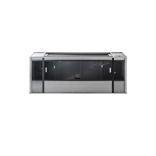 New Age Pet ECOFLEX X-Large Reptile Enclosure with Matching Cabinet Stand Set in Grey - color: Grey, size: X-Large