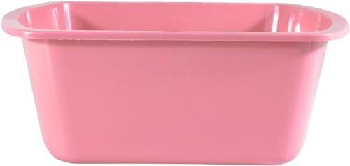 Vakly Plastic Wash Basin, 7 Qt, Rectangular, Graduated, 2 Pack | Hospital bedside soaking tub, Portable washbasin, Washing & cleaning, Foot bath, Face cleansing, Dish washing, Laundry