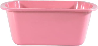 Vakly Plastic Wash Basin, 7 Qt, Rectangular, Graduated, 2 Pack | Hospital bedside soaking tub, Portable washbasin, Washing & cleaning, Foot bath, Face cleansing, Dish washing, Laundry