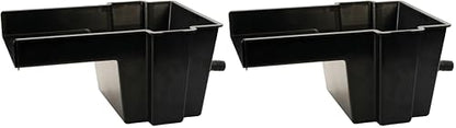 POND BOSS Waterfall Spillway, 8 inch Wide Weir, Waterfall Box, Smooth Flow, Durable Construction, Easy to Install, Great for Waterfalls, Pondless Water Features and Streams (Pack of 2) - size: (Pack of 2)