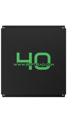 Advanced Radiant Heat Panel for Reptiles – ETL Certified Overhead Heater, 18.5mm Slim, Galvanised Steel Design, Even Heat, Energy Efficient (40 Watt) | Galvanized Steel Design, Only 0.73 Inches Thick, ETL Certified, Energy Saving, Even Heat Distribution -