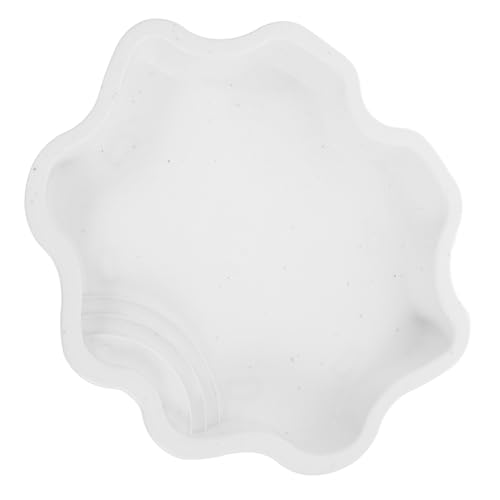 HEMOTON Reptile Bathing Pool and Dish Large Capacity White Plastic Soaking Bowl for Small Turtles and Reptiles Pet Terrarium Feeding Water Bowl