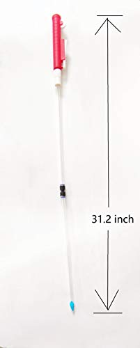 New Version 31.2 inch and 19.2 inch Syringe Coral SPS HPS Feeder, Marine Fish and Reef Coral Aquarium Syringe Tube Feeder 25ml Capacity - size: 25ml