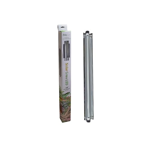 The Bio Dude Solar Grow LED Light 24" - Great for bioactive terrariums and vivariums. Grows Plants, mosses and Great for Indoor Gardening.
