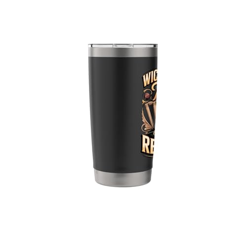 Wicket Keeper Trust Required Cricket Stainless Steel Insulated Tumbler - color: Black