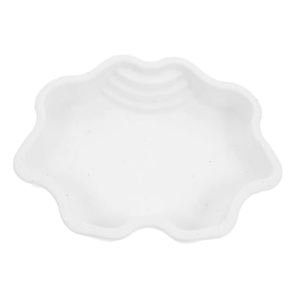 SUPVOX Reptile Bathing Water Bowl Large Capacity Turtle Feeding Dish White Soaking Pool for Outdoor Terrarium Use