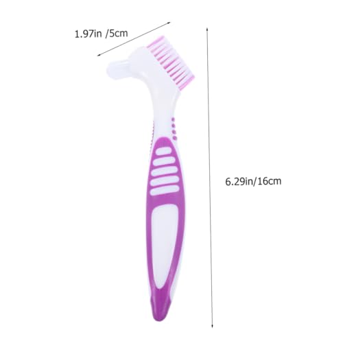 Happyyami 3pcs Turtle Shell Cleaning Brush Flexible and Mud Brush for Turtles Aquatic and Terrestrial Use Promotes Pet Health for Shell and Tank Cleaning - color: Violet